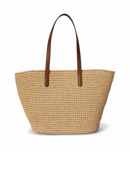 Lauren Ralph Lauren Lainey Tote Large Bianco