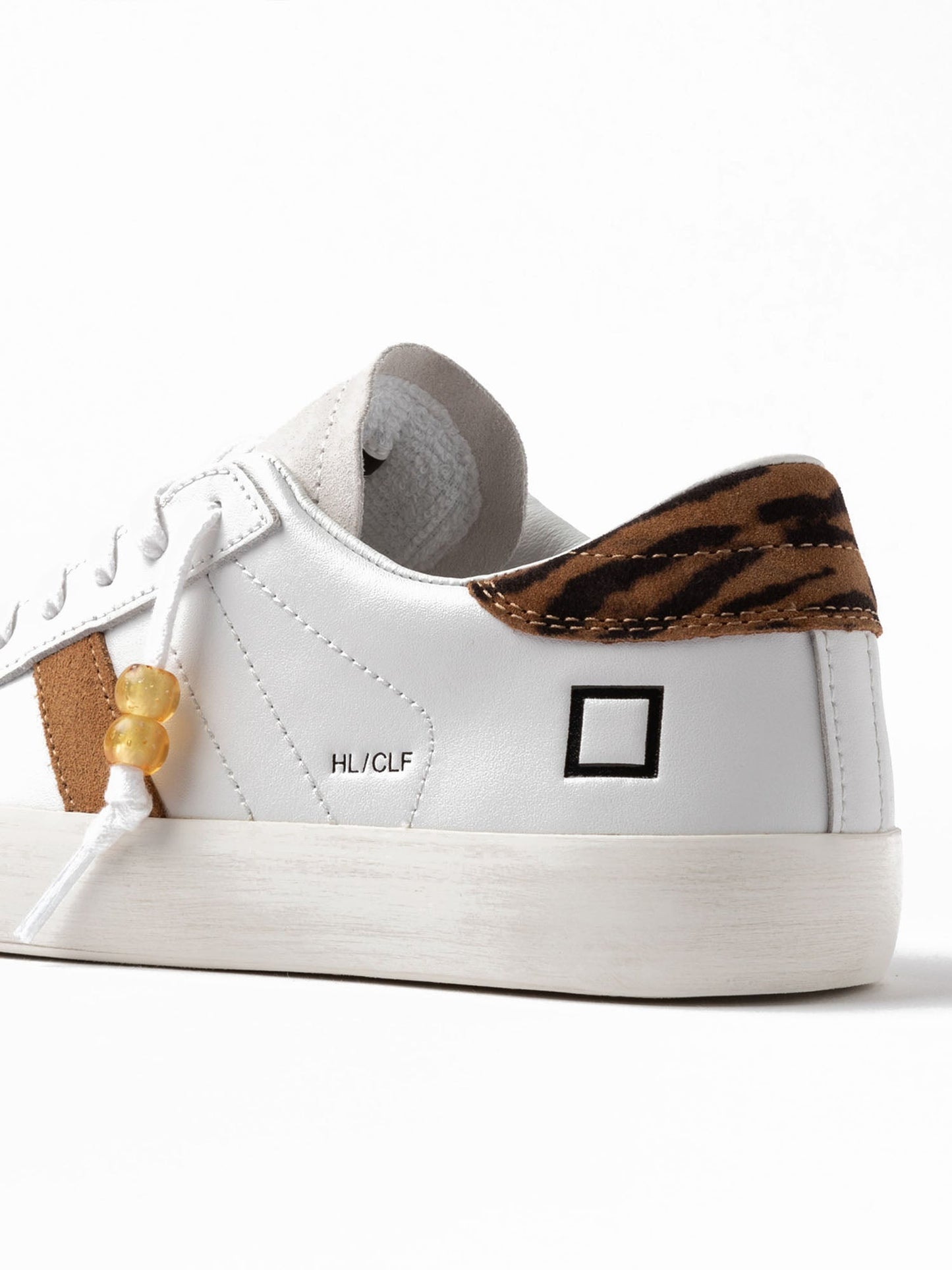 D.a.t.e. Hill Low Calf Bianco