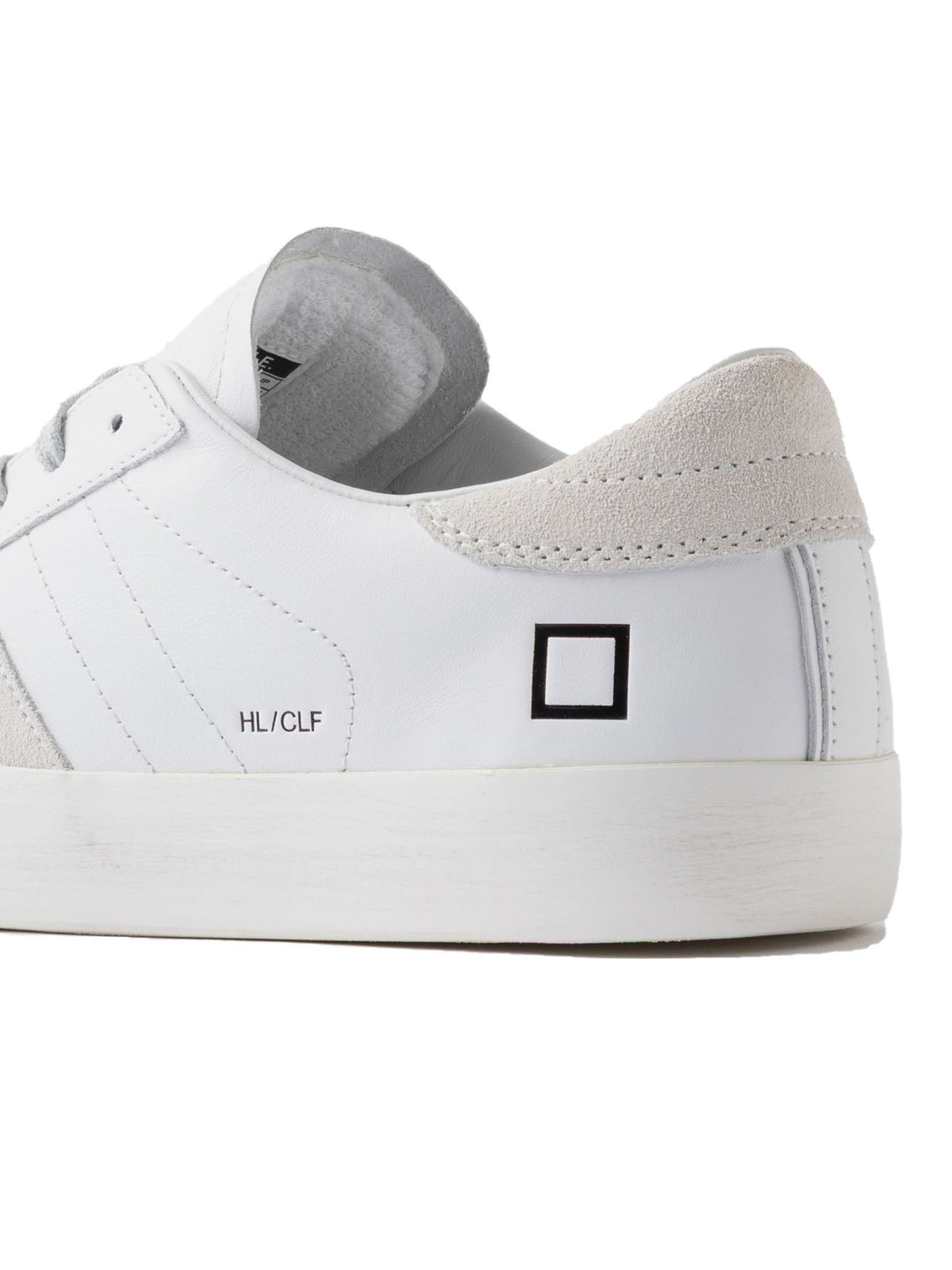 D.a.t.e. Hill Low Calf Bianco