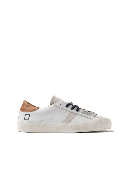 D.a.t.e. Hill Low Calf Bianco