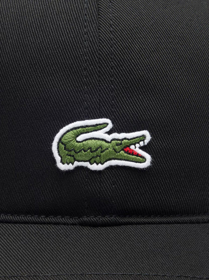 Lacoste Cappellino in twill di cotone Nero