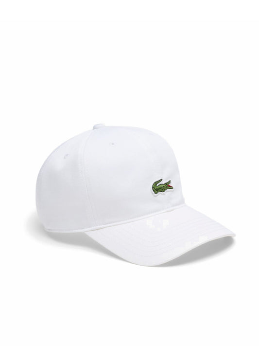 Lacoste Cappellino in twill di cotone Bianco