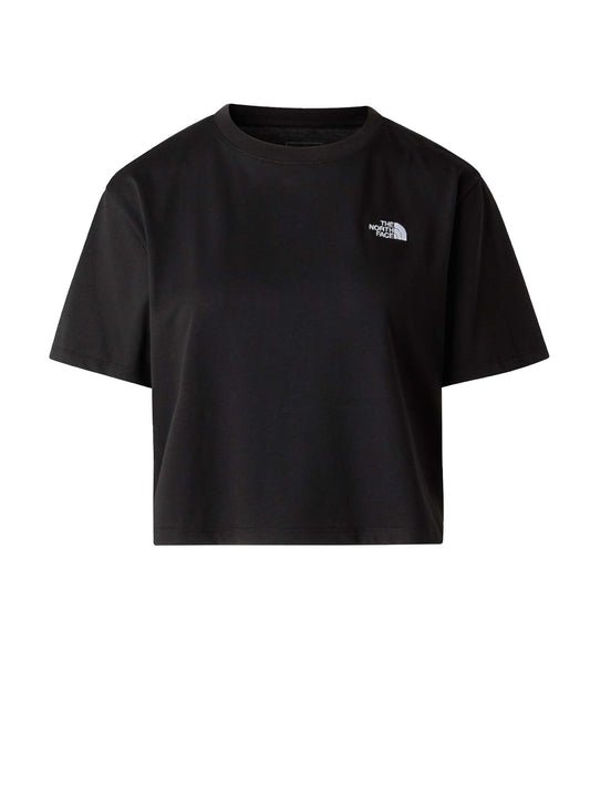 The North Face T-shirt Evolution Simple Dome Cropped Relaxed da donna Nero