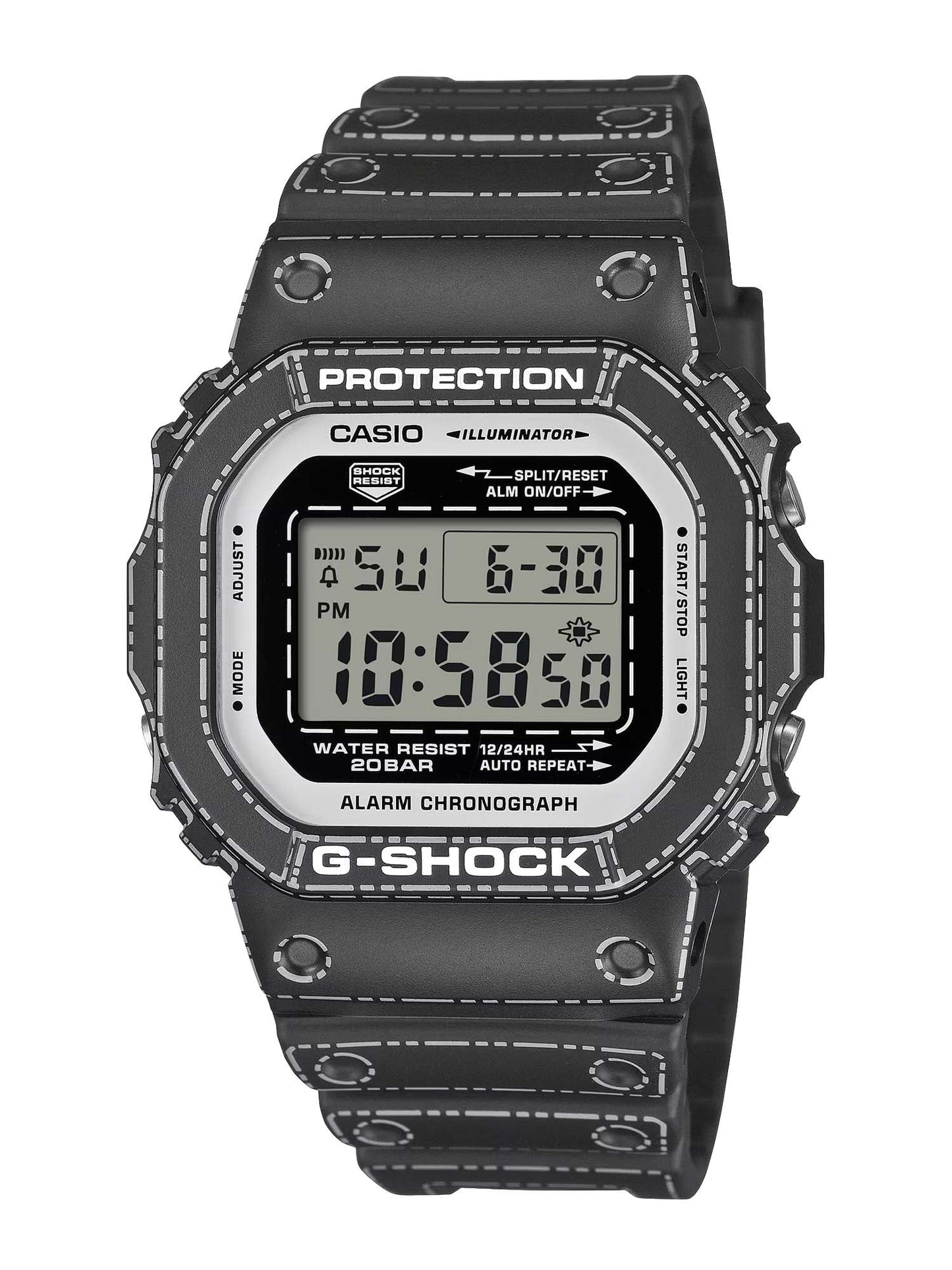 Casio Orologio DW-5600WW-7 Nero
