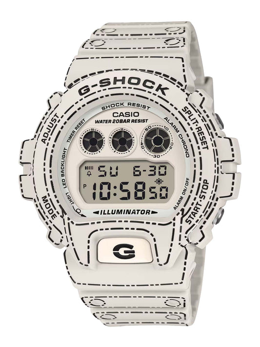 Casio Orologio DW-6900RGM-5 Bianco