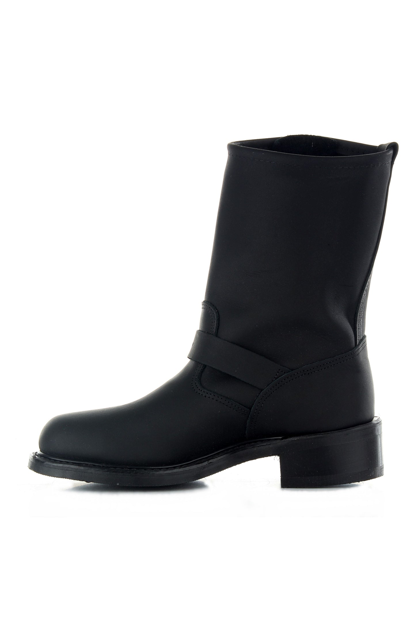 Walker Stivali Police Steel Toe da uomo Nero