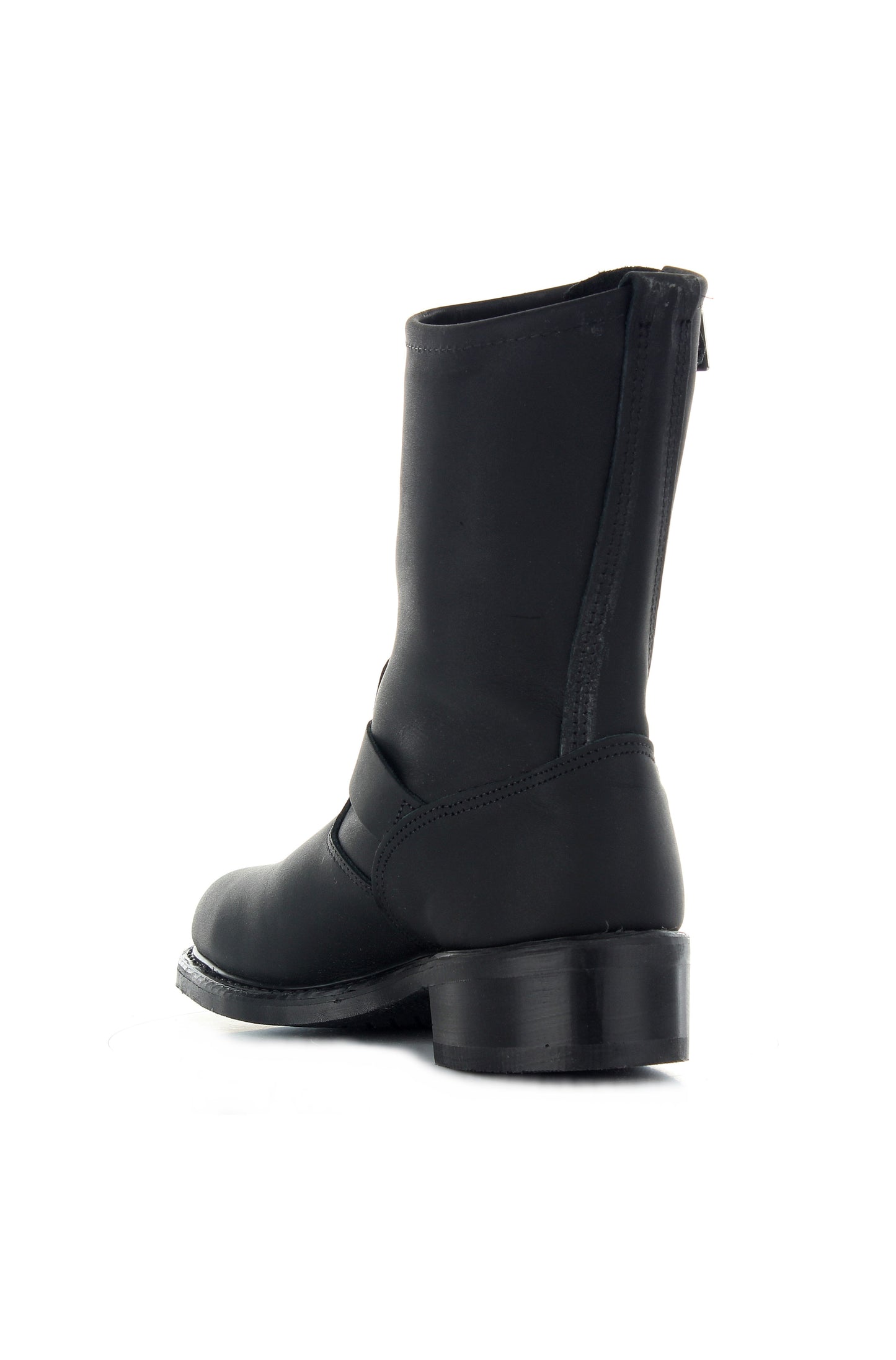 Walker Stivali Police Steel Toe da uomo Nero