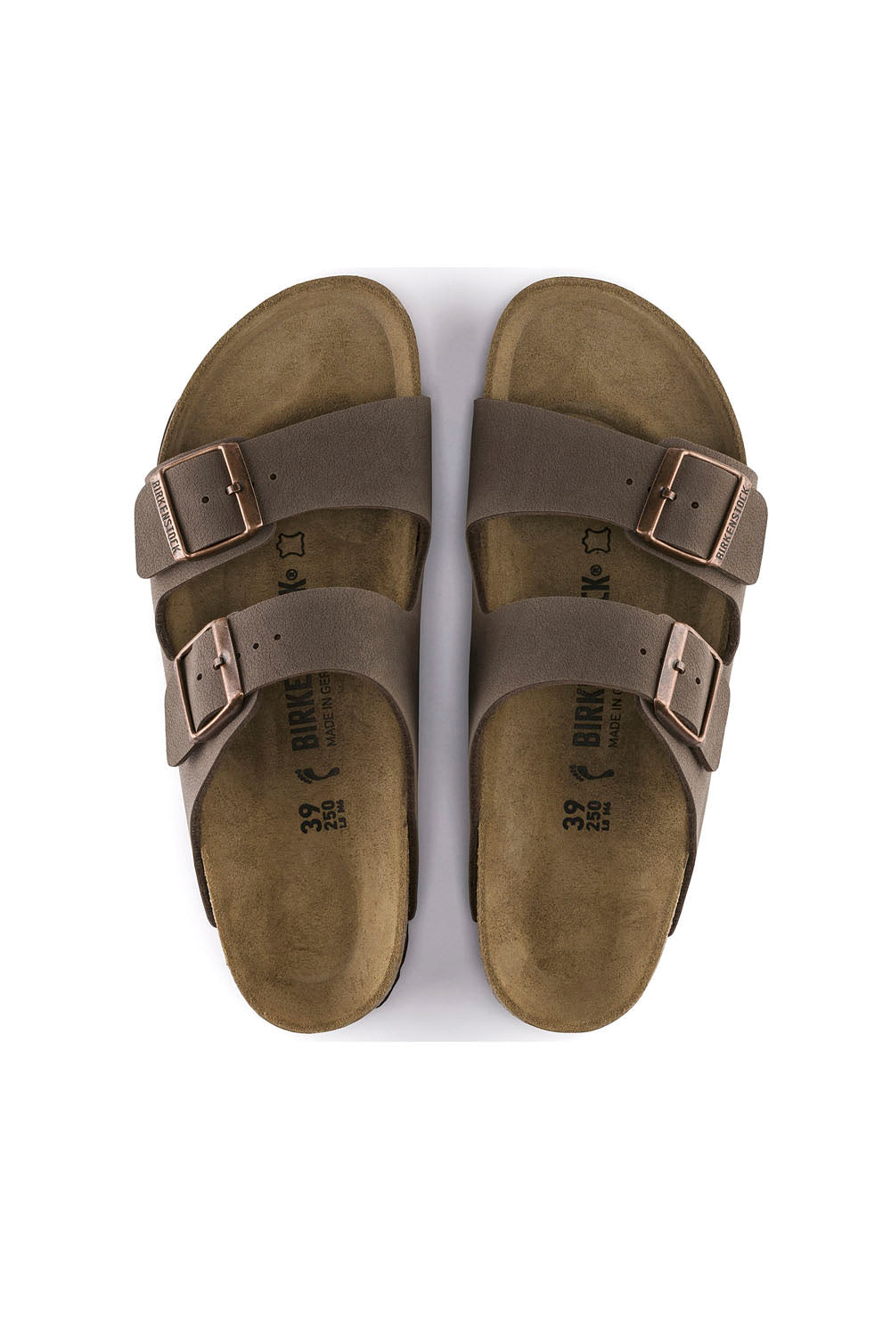 Birkenstock Arizona (Birko-Flor Nubuck) Marrone