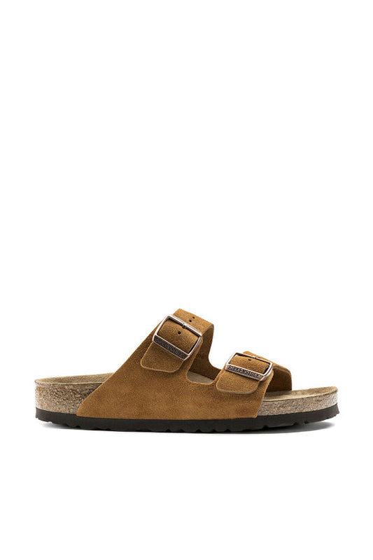 Birkenstock Arizona Plantare Morbido (Pelle scamosciata) Marrone