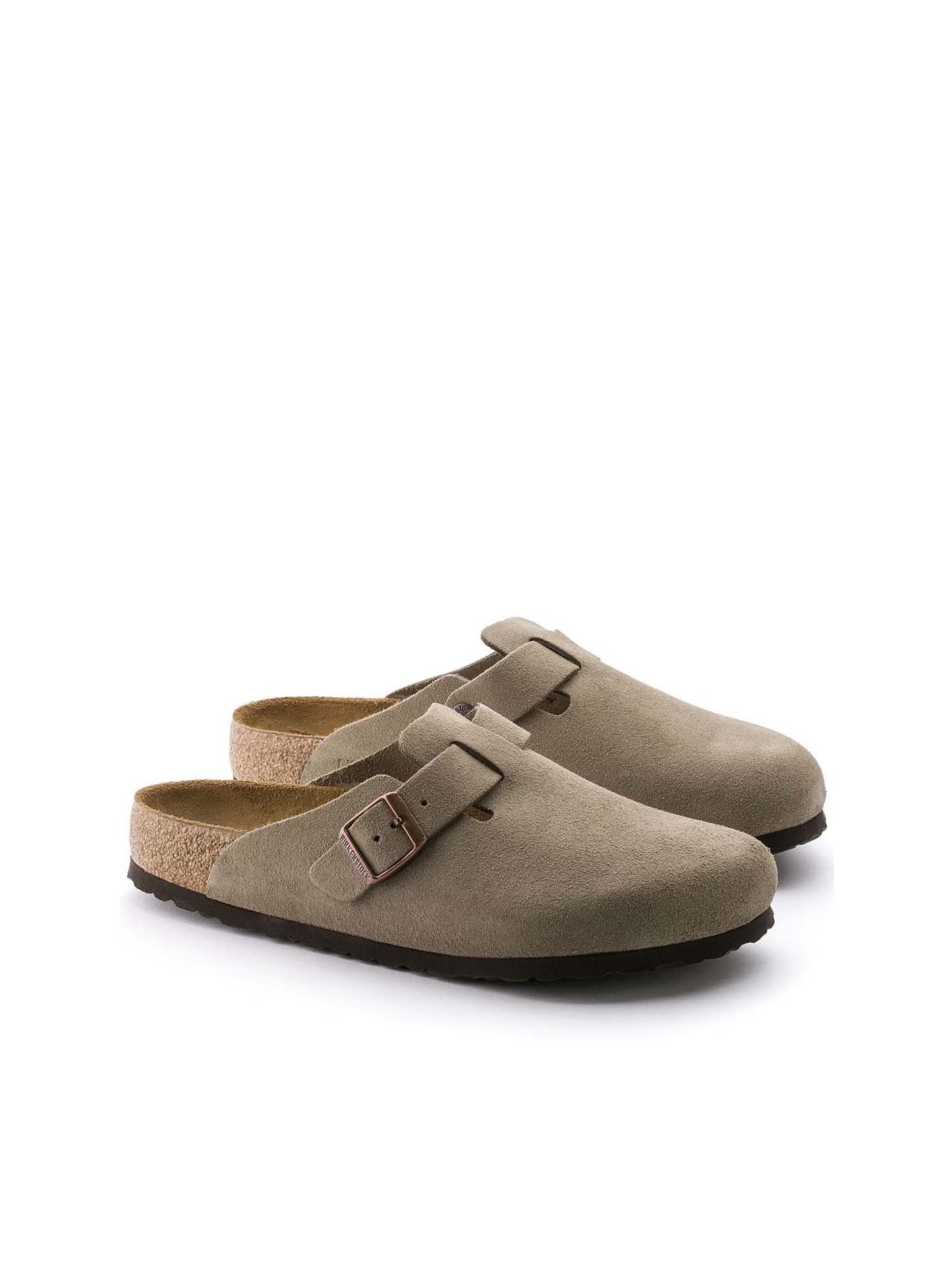 Birkenstock Boston plantare morbido (Pelle scamosciata) Marrone