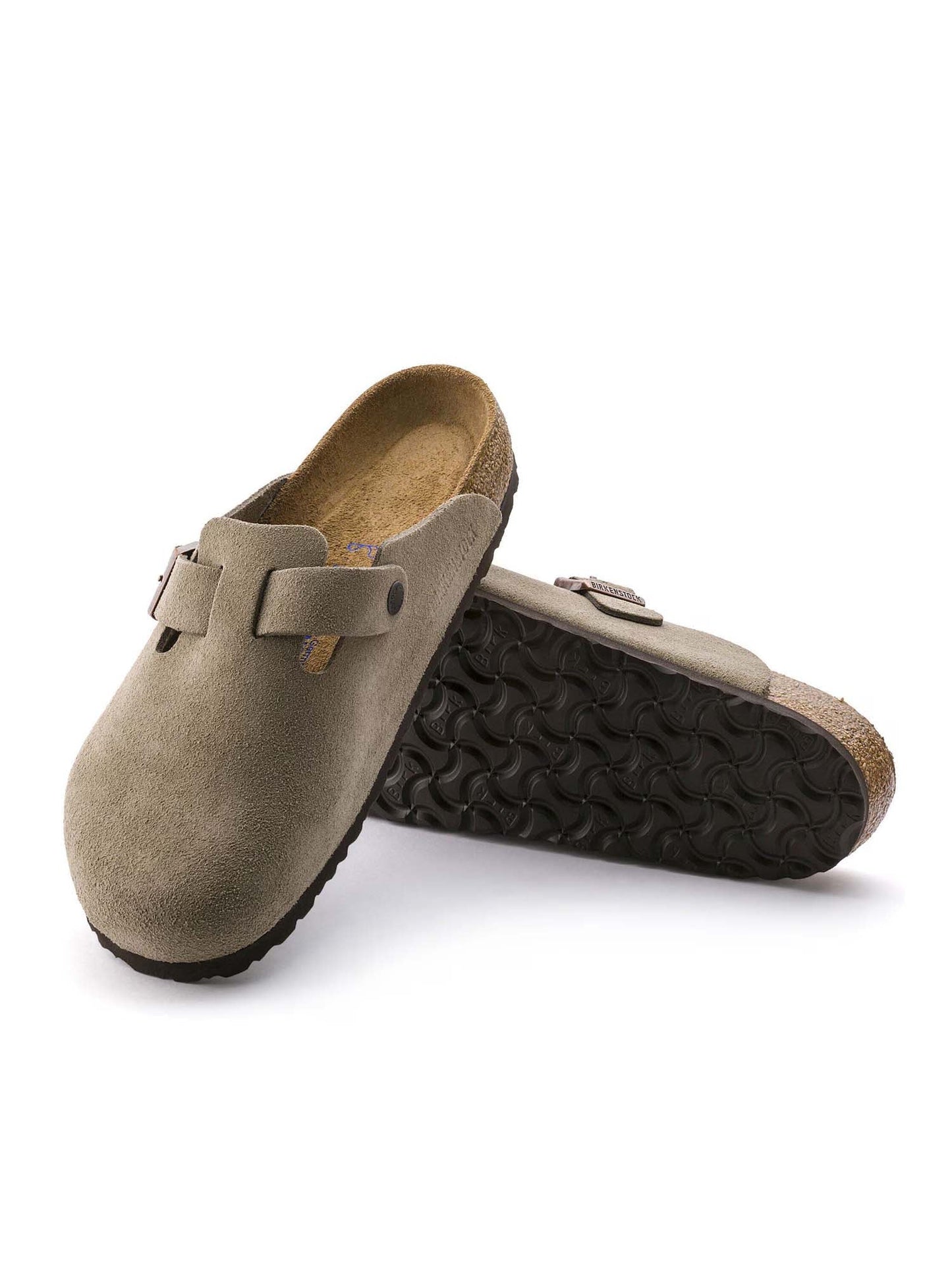 Birkenstock Boston plantare morbido (Pelle scamosciata) Marrone