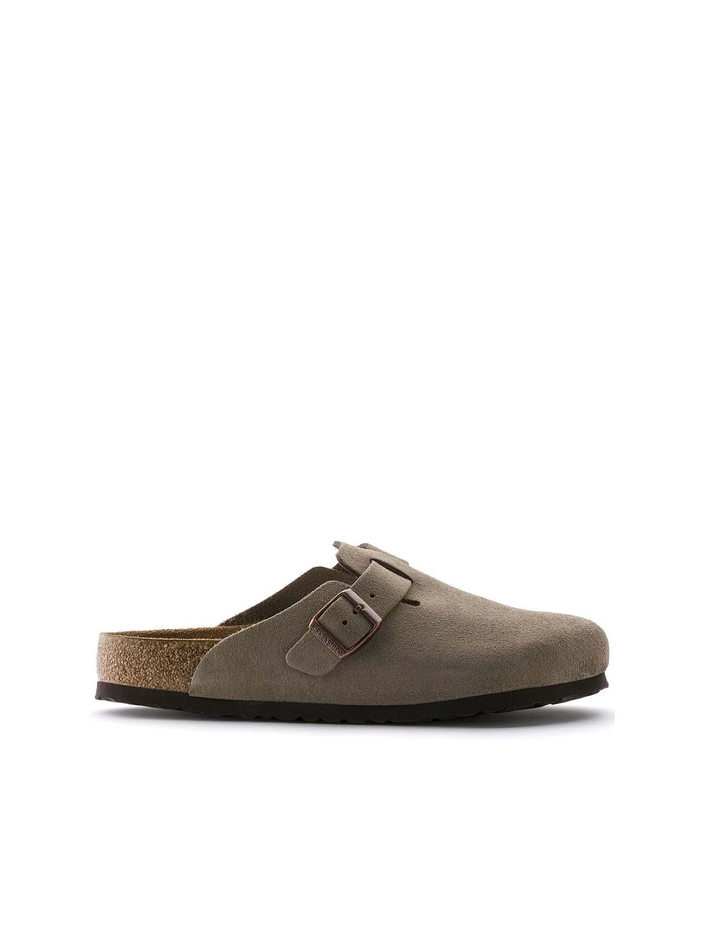 Birkenstock Boston plantare morbido (Pelle scamosciata) Marrone