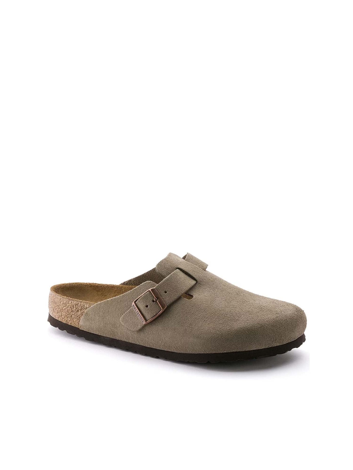 Birkenstock Boston plantare morbido (Pelle scamosciata) Marrone