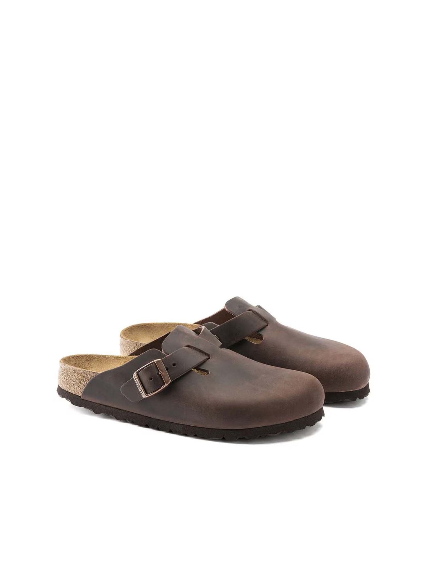 Birkenstock Boston (Pelle oliata) Marrone