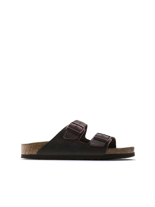 Birkenstock Arizona Plantare Morbido (Pelle oliata) Marrone