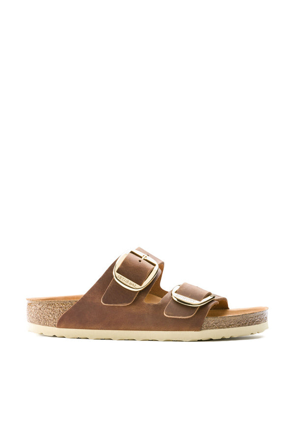 Birkenstock Arizona Big Buckle (Pelle oliata) Marrone