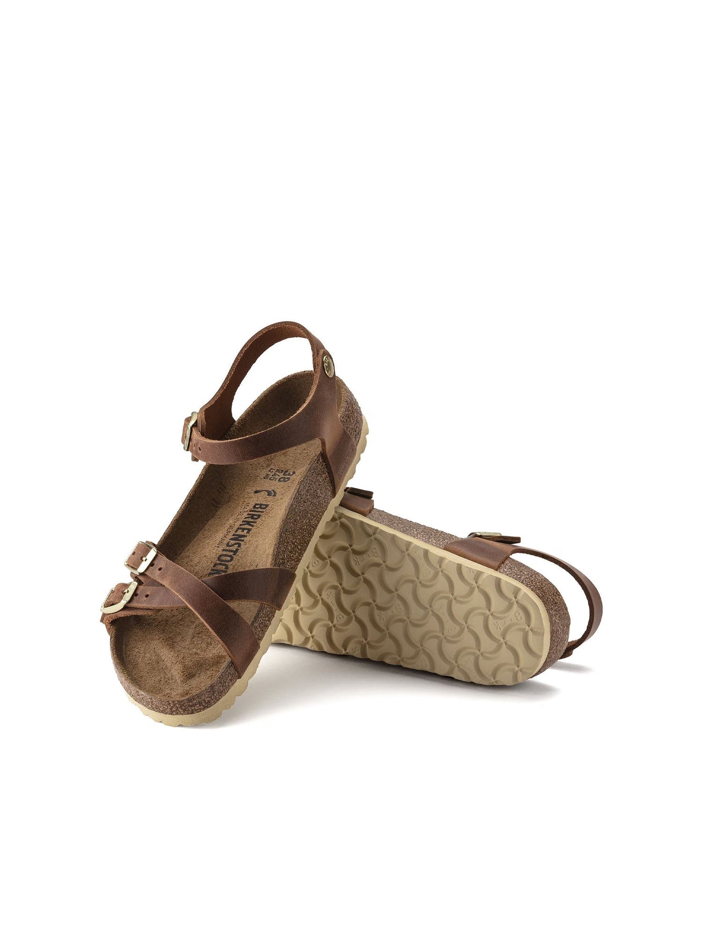 Birkenstock Kumba (Pelle cerosa) Marrone