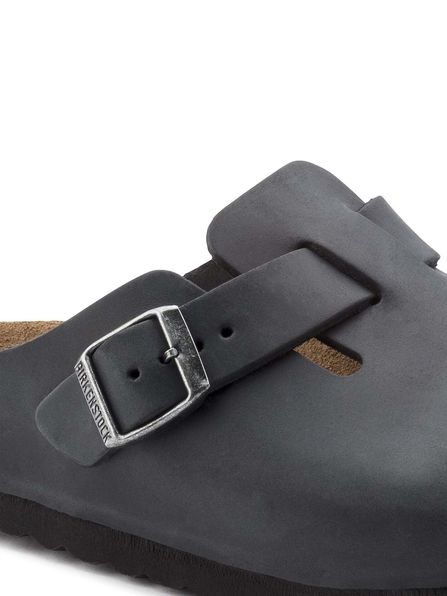 Birkenstock Boston (Pelle oliata) Nero