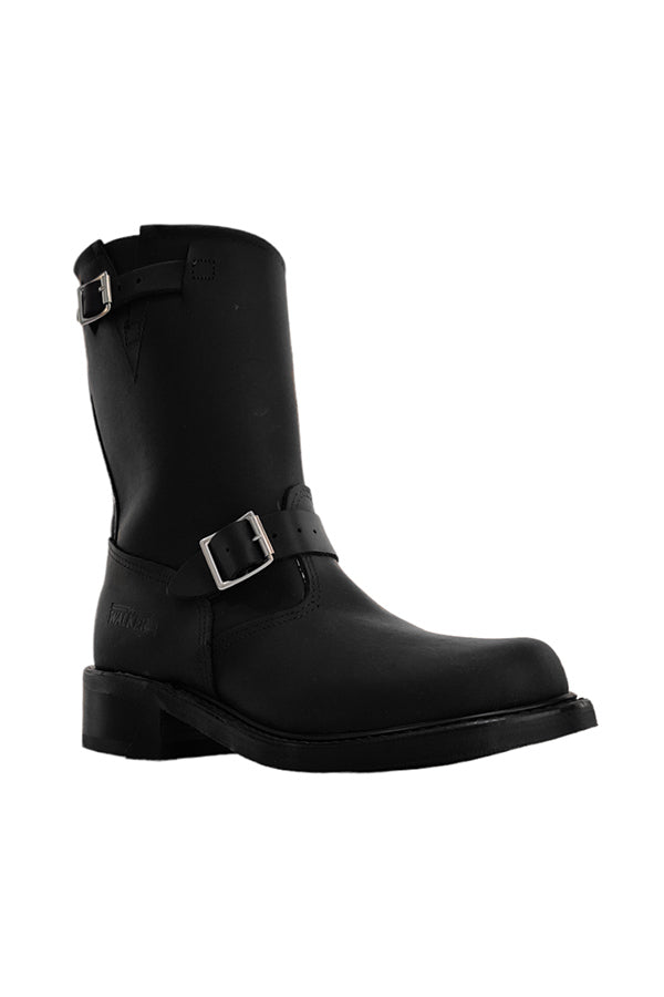 Walker Stivali Police Boot da uomo Nero
