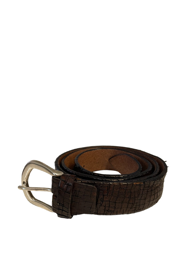 Alberto Luti Cintura Marrone