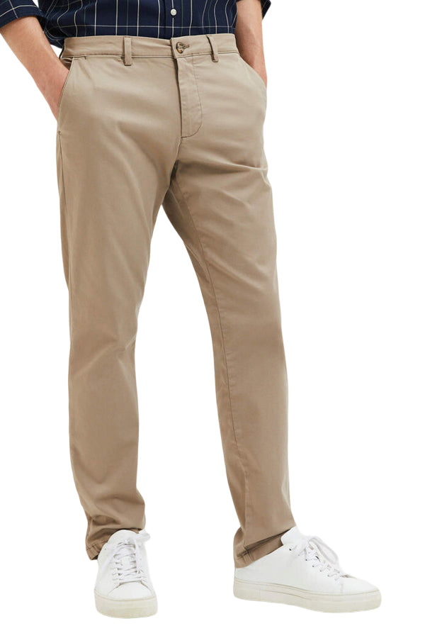 Selected Slhslim-New Miles 175 Flex Pants Beige