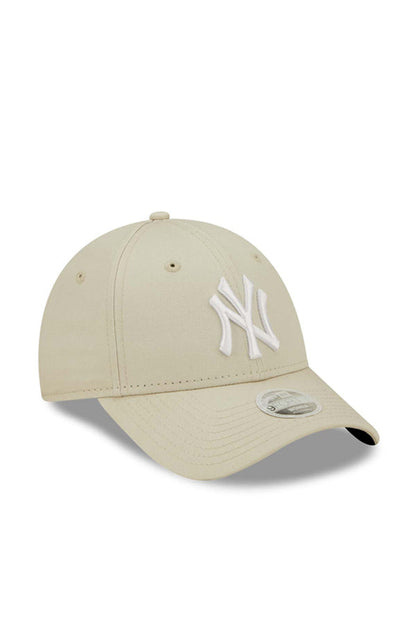 New Era Cappellino 9FORTY Regolabile New York Yankees Essential Donna Beige