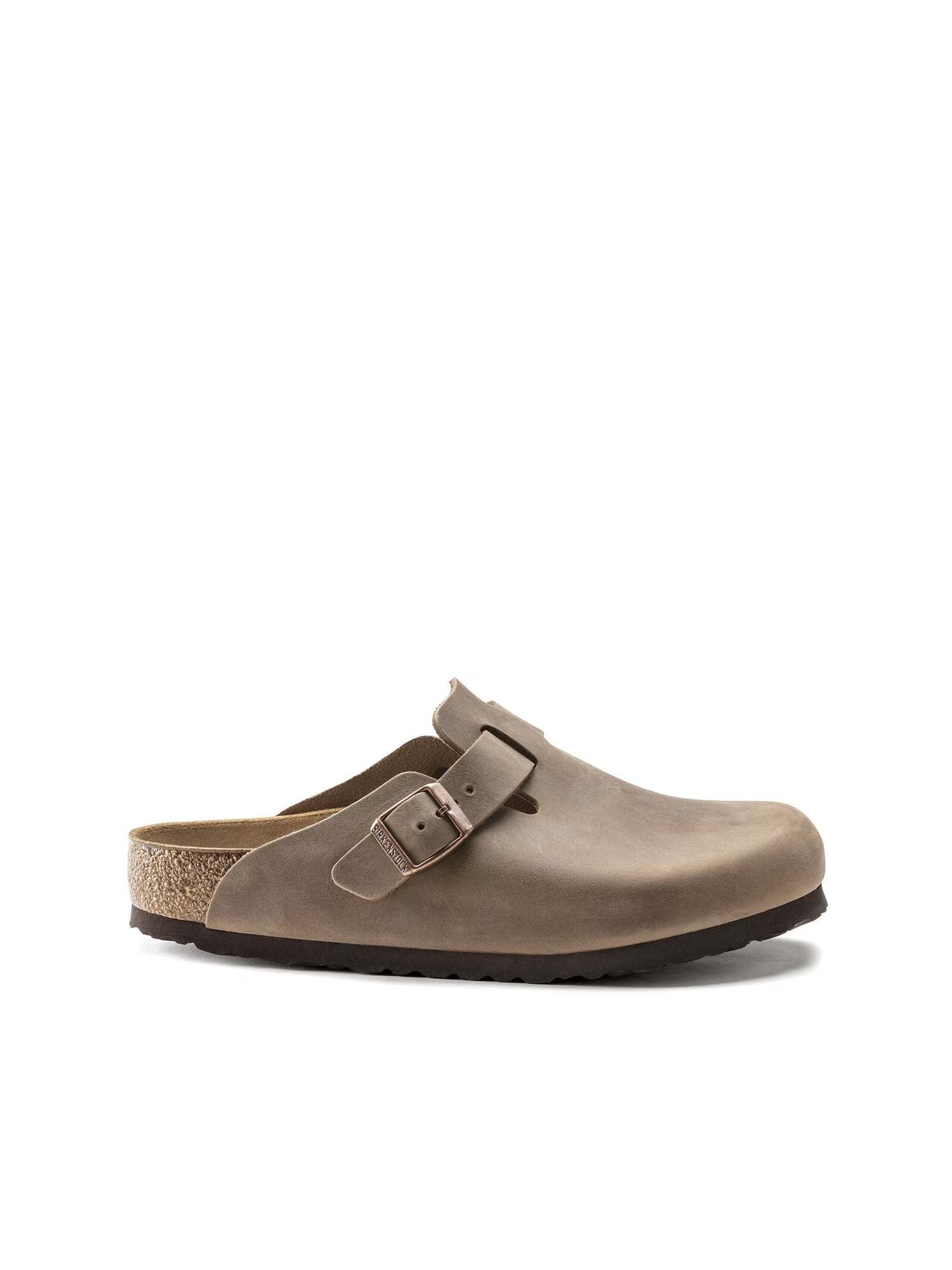 Birkenstock Boston (Pelle oliata) Marrone