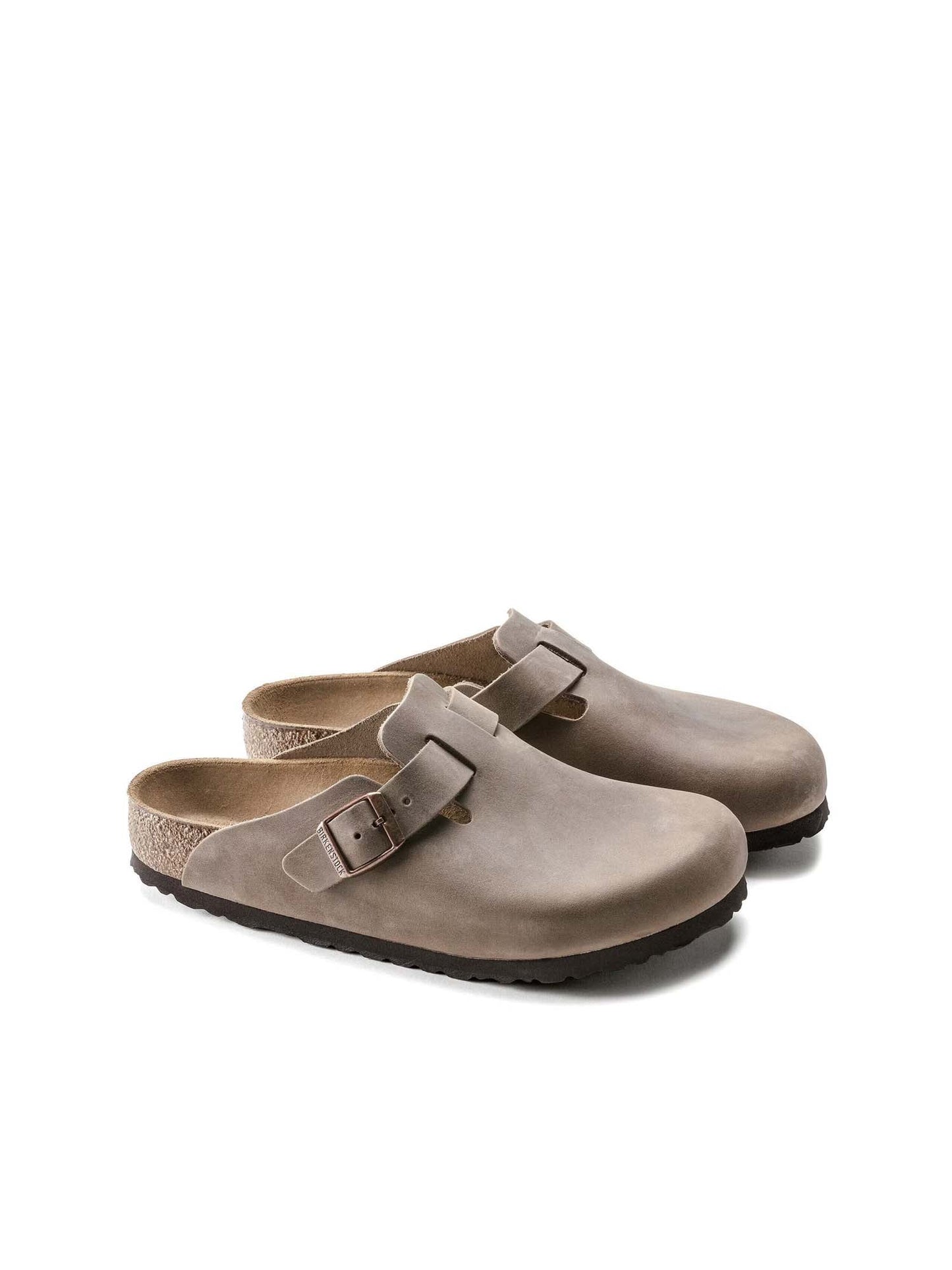 Birkenstock Boston (Pelle oliata) Marrone