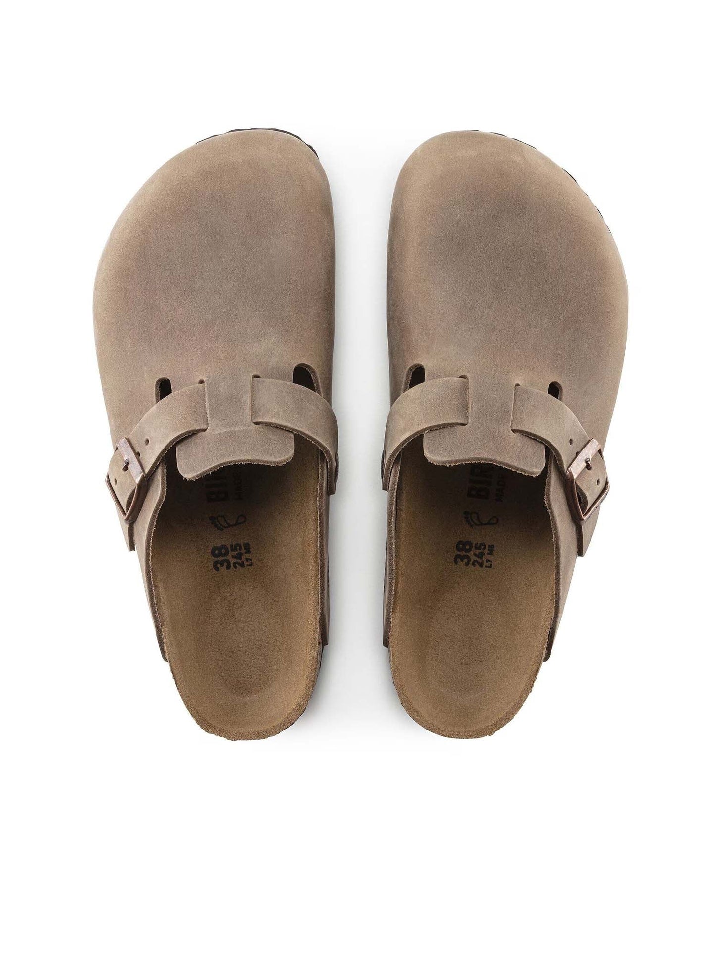 Birkenstock Boston (Pelle oliata) Marrone