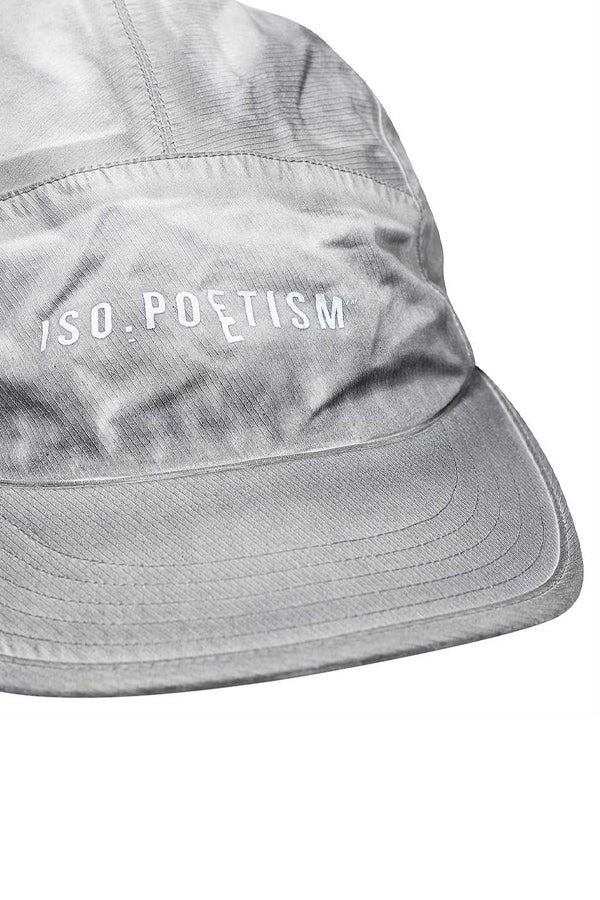 Iso.poetism By Tobias Birk Nielsen Logo Tech Cap W. Elastic Closure Grigio
