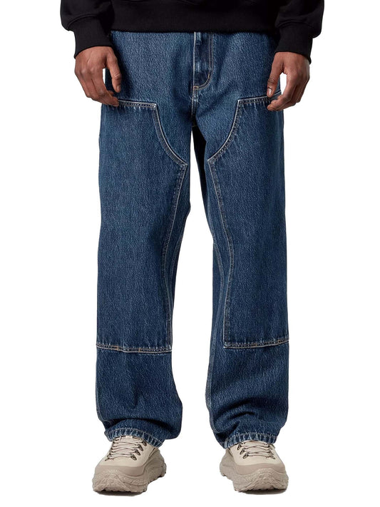 Carhartt Wip Double Knee Pant Blu