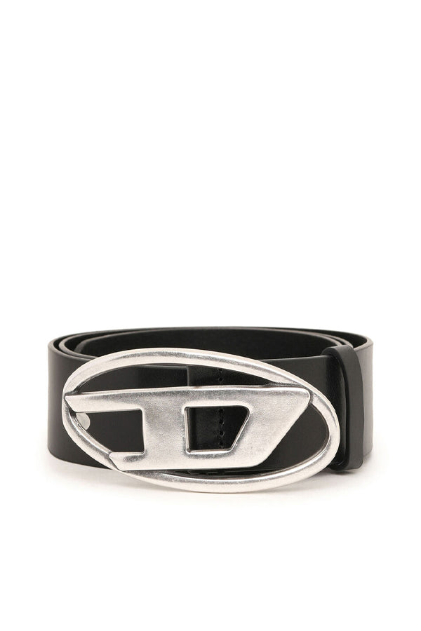 Diesel OVAL D LOGO B-1DR BELT Nero