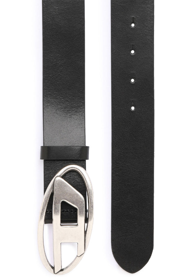 Diesel OVAL D LOGO B-1DR BELT Nero