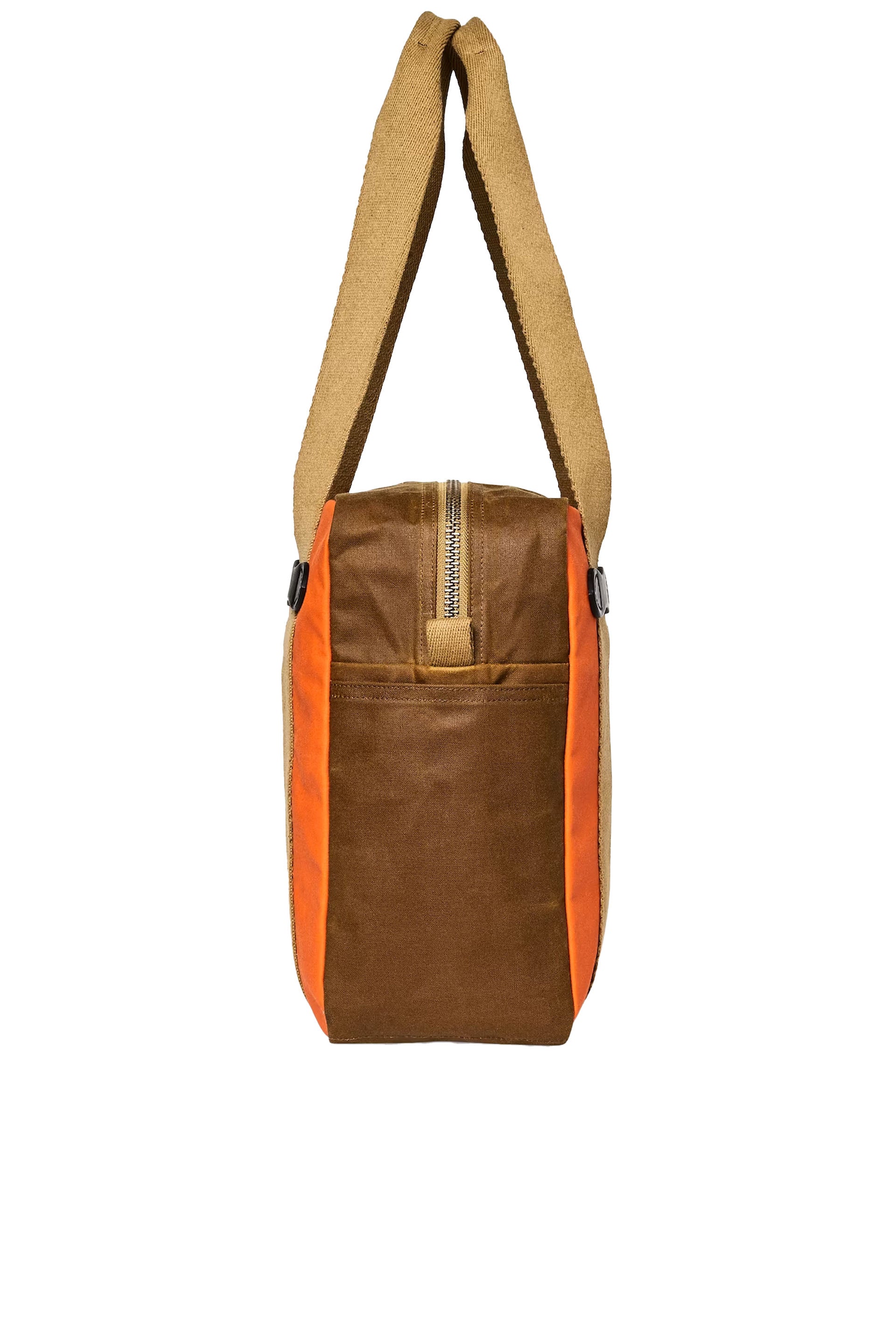 Filson Borsa Tin Cloth Tote con zip Marrone