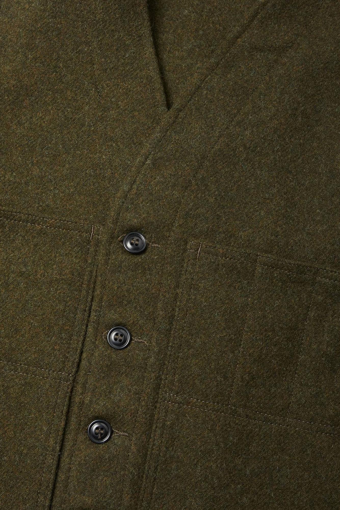 Filson Gilet Mackinaw Wool Verde