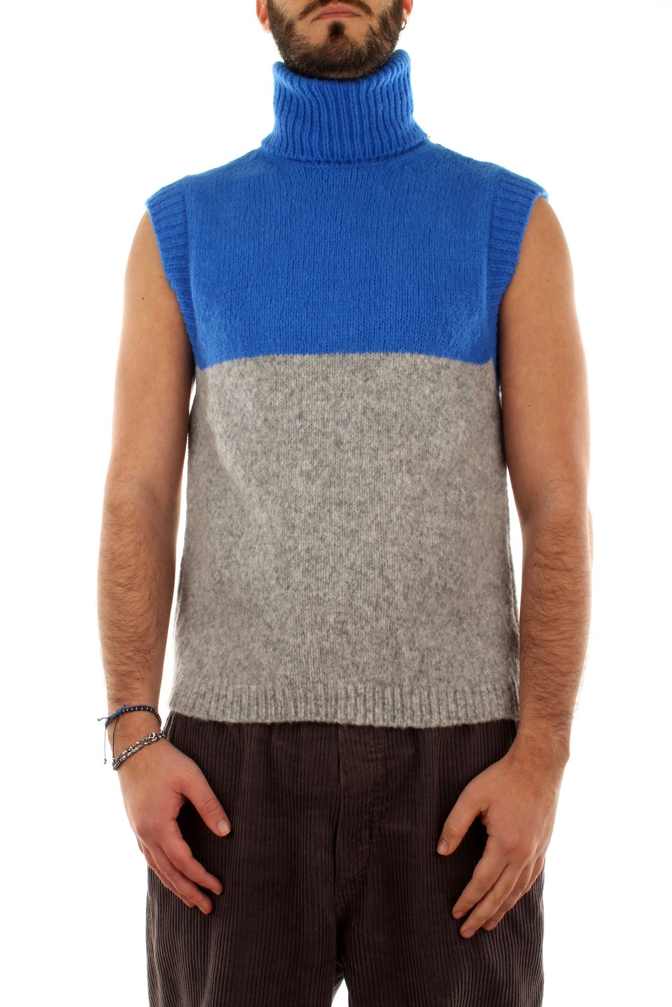 Walter Van Beirendonck Gilet Debardeur Multi comb. I Blu
