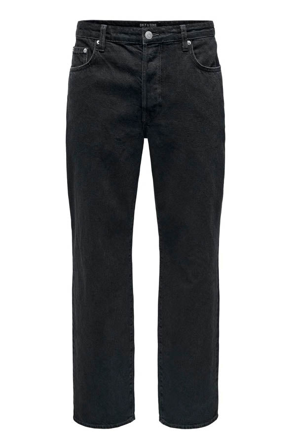 Only & Sons LOOSE FIT JEANS Nero