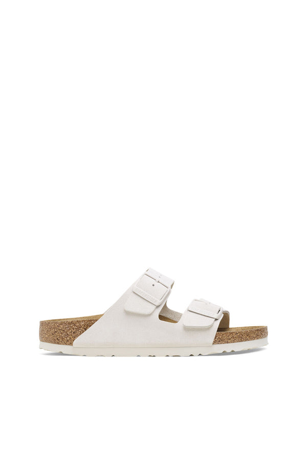 Birkenstock Arizona (Pelle Scamosciata) Bianco