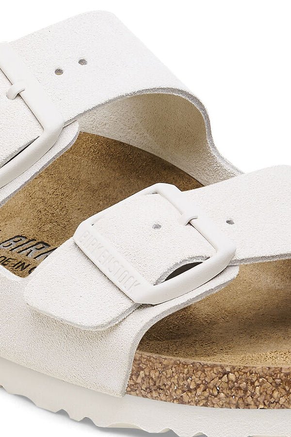 Birkenstock Arizona (Pelle Scamosciata) Bianco
