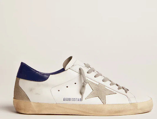 Stella in suede e talloncino blu